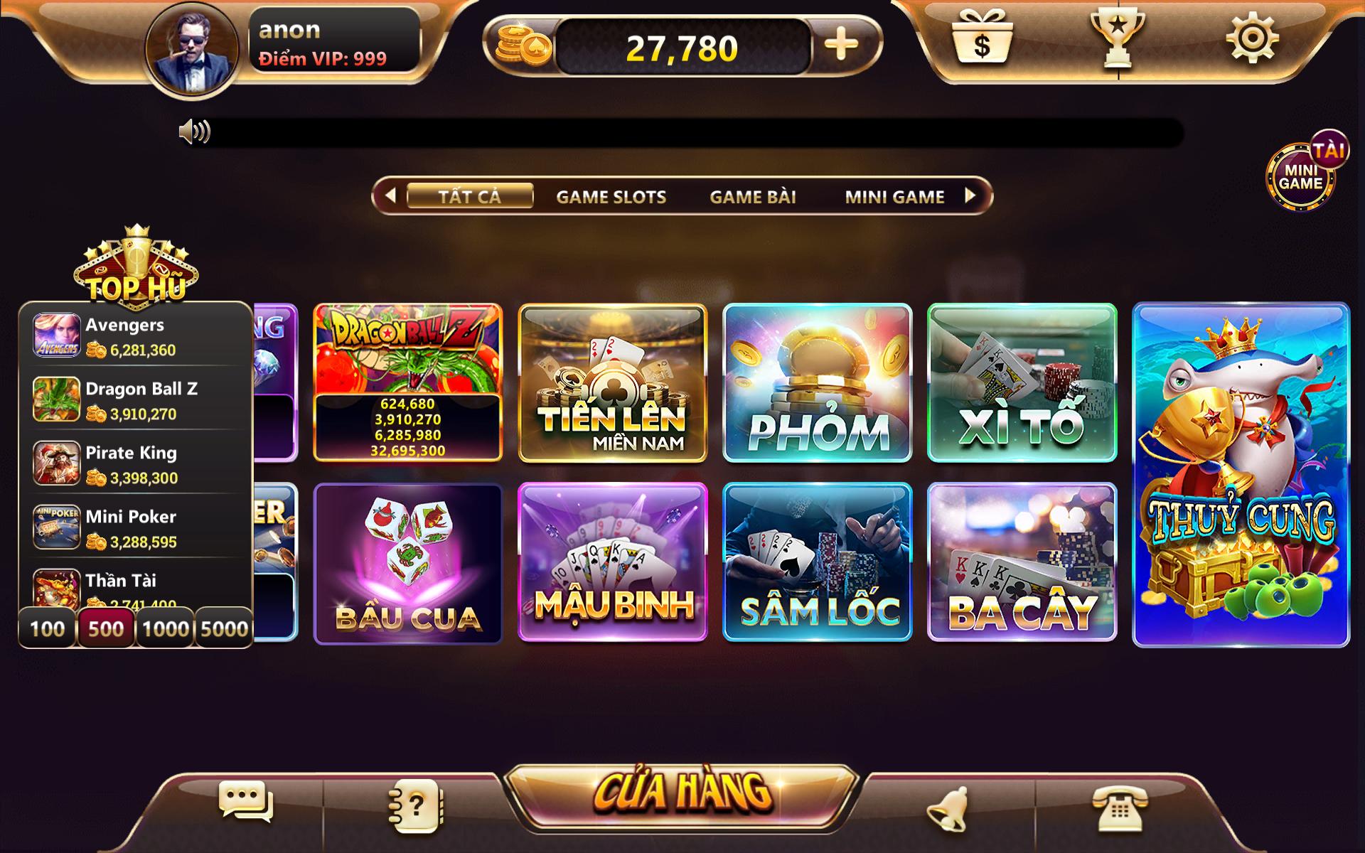 Top game quay hũ đổi thưởng được đón nhận hiện nay