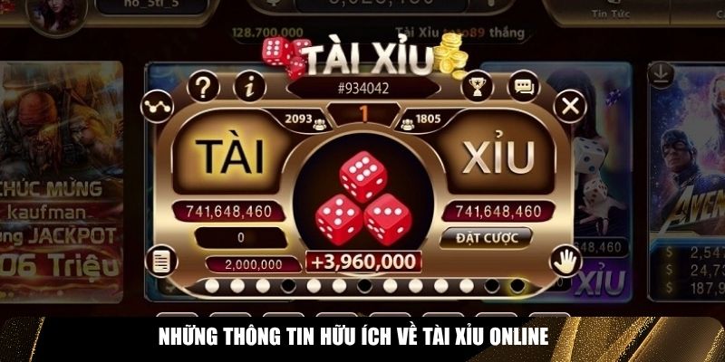 Những thông tin hữu ích về tài xỉu online
